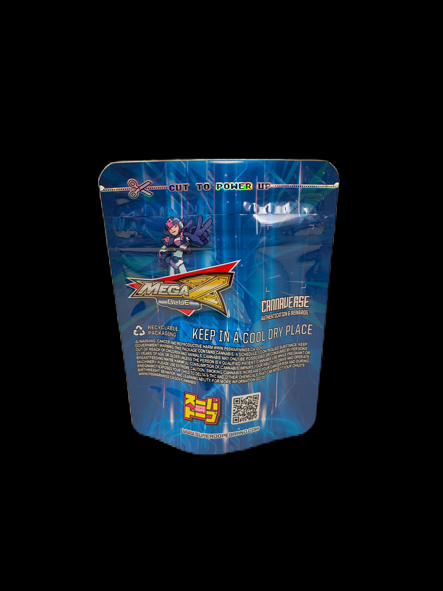 Super Dope Mega Z Blau Calibags 3.5g