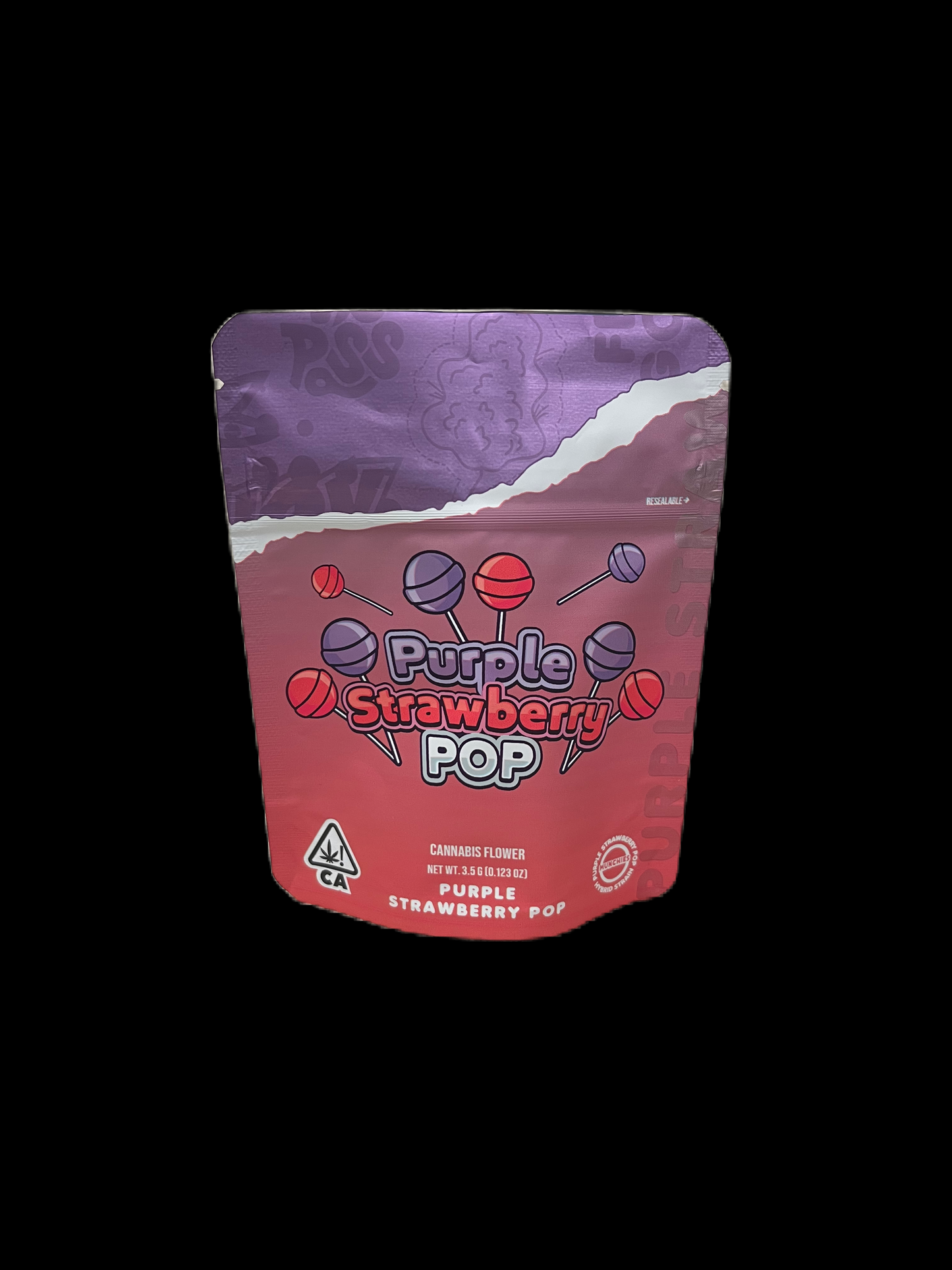 Munchies Purple Strawberry Pop Calibags 3.5g