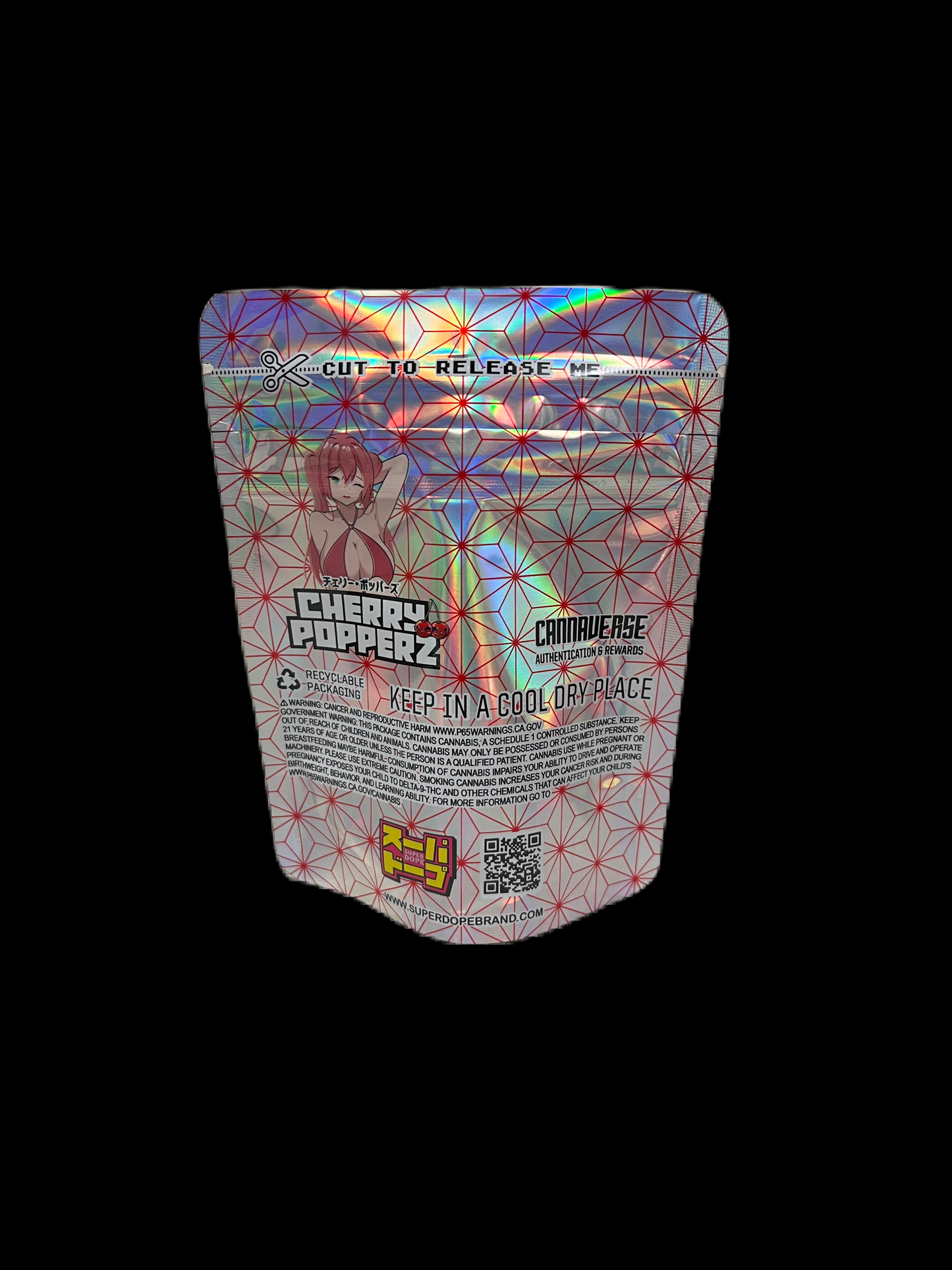 Super Dope Cherry Popperz Calibags 3.5g